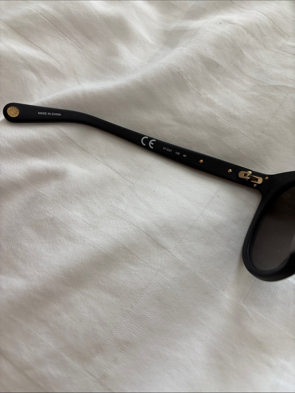 Henri Bendel Broadway Chrome Blue Lens Sunglasses - Picture 6 of 9